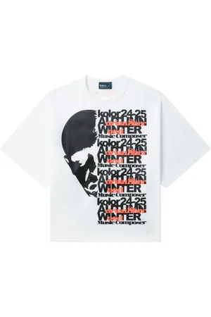 Kolor X On-U Sound face-print T-shirt