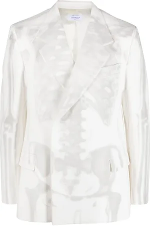 OFF-WHITE X-Ray-print double-breasted blazer