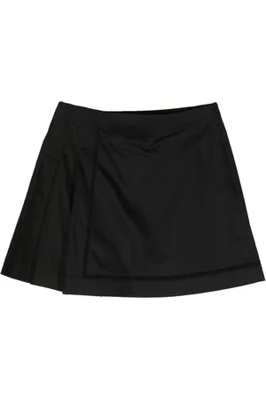 SHIATZY CHEN Pleated cotton miniskirt