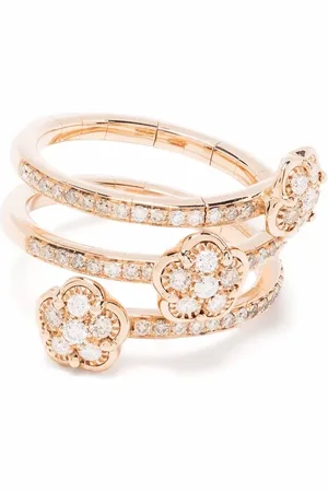 Pasquale Bruni 18kt rose gold Figlia dei Fiori diamond ring