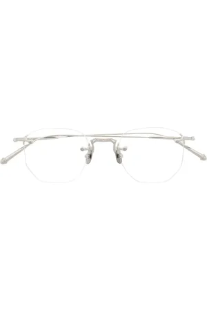 MATSUDA Engraved pilot-frame glasses