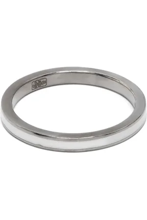 ANIL ARJANDAS Enamel-detail band ring