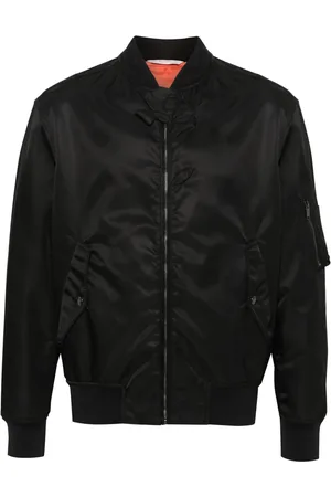 VALENTINO GARAVANI Floral-embroidered bomber jacket