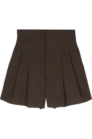 Serafini Pleated tailored shorts