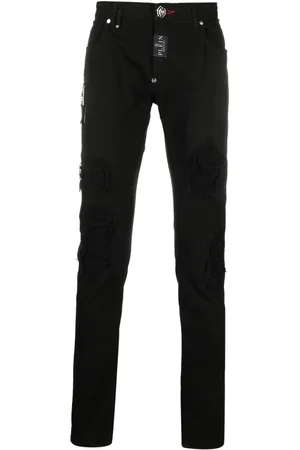 Philipp Plein Rock Start distressed jeans