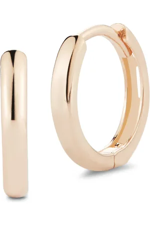 Mateo 14kt rose gold huggie hoops