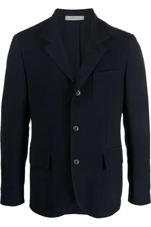 corneliani Single-breasted virgin-wool blazer