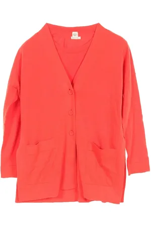 Hermès 2010s H-embroidered cardigan and T-shirt set