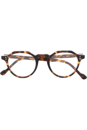 Eyevan 7285 Geometric-frame tinted glasses