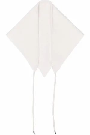 Barrie Draped-strap cashmere foulard