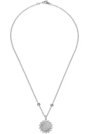 Leo Pizzo 18kt white gold Aurora diamond necklace