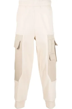 Neil Barrett Cotton cargo track pants
