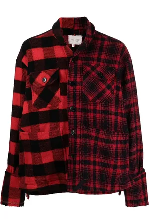 GREG LAUREN Checked shirt jacket