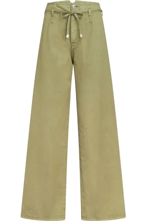 Etro Pegaso-embroidered wide-leg jeans