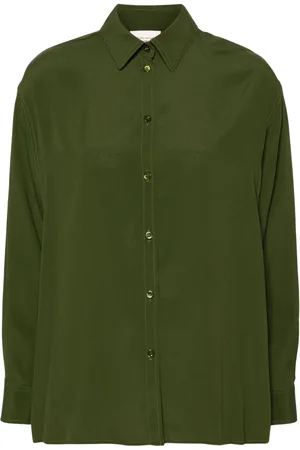 SEMICOUTURE Classic-collar crepe shirt