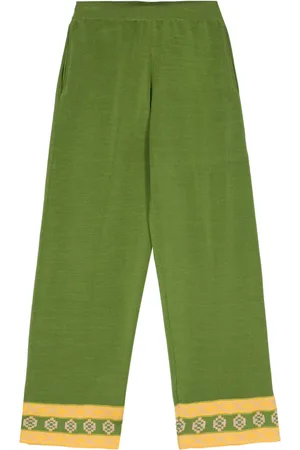 BODE Wellfleet knitted straight-leg trousers