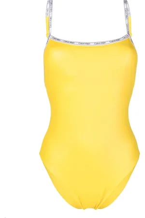 Calvin Klein Logo-print strap swimsuit