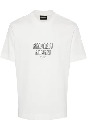 Emporio Armani Logo-embroidered T-shirt
