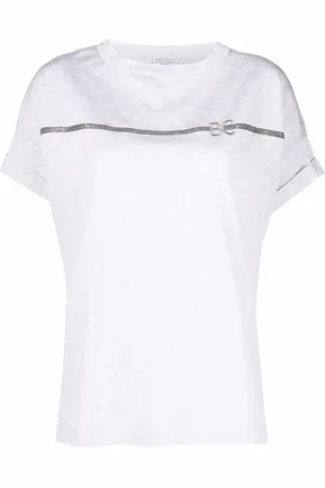 Brunello Cucinelli Logo plaque T-shirt