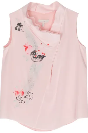 SHIATZY CHEN Floral-print silk vest