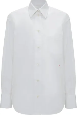 Victoria Beckham Drop-shoulder cotton shirt