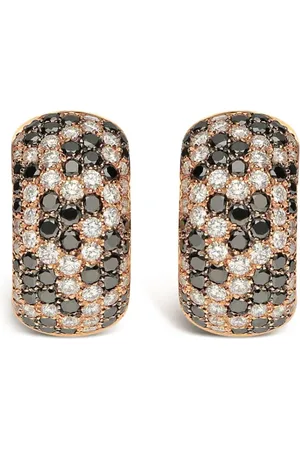 Leo Pizzo 18kt rose gold Leopard diamond earrings