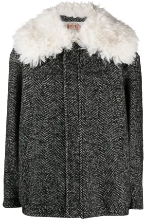 Nº21 Herringbone wool-blend jacket