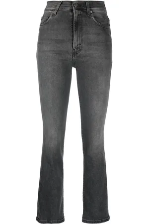 haikure Stonewashed slim-cut jeans