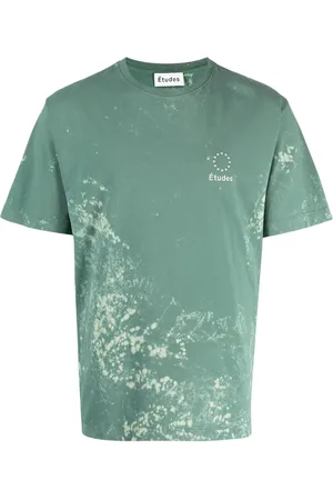 Etudes Bleached-effect organic cotton T-shirt