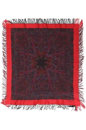 Saint Laurent 1970s paisley-print scarf