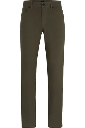 HUGO BOSS Slim-cut cotton jeans
