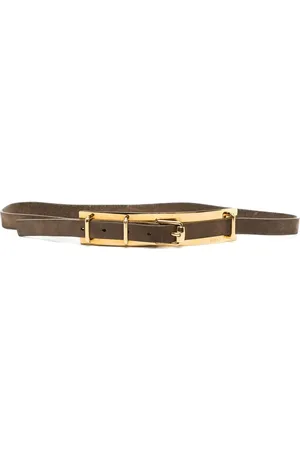 Gucci Plate detail buckled belt