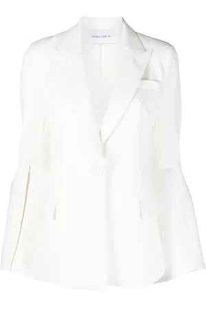 PRABAL GURUNG Slit-sleeve single-breasted blazer