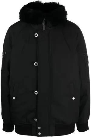 Moose Knuckles Shearling-hoodie padded jacket