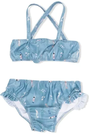 KNOT Swimmers motif-print bikini