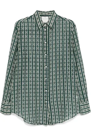 FORTE FORTE Geometric-print shirt