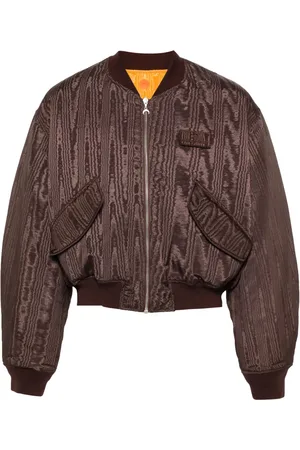 Marine Serre Regenerated reversible bomber jacket
