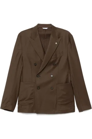 Manuel Ritz Brooch-detail blazer