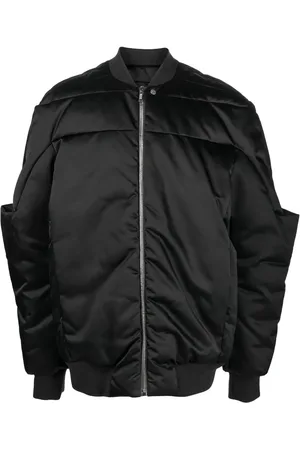 Rick Owens Gridered goose-down bomber jacket