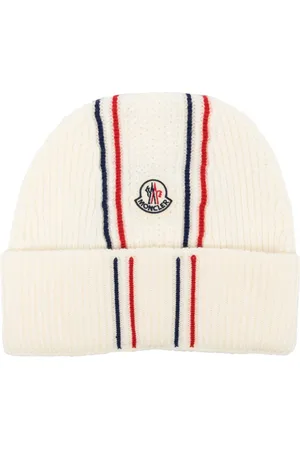 Moncler Tricolor virgin wool beanie