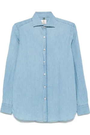 LUIGI BORRELLI NAPOLI Denim shirt