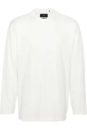 Y-3 Logo-embossed cotton T-shirt