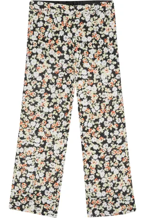 Nº21 Floral-print trousers