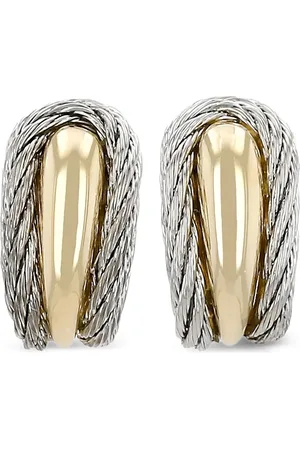 Fred 18K yellow Forfe 10 hoop earrings