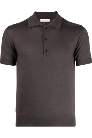 VALENTINO GARAVANI Knitted short-sleeve polo shirt