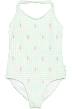 Ralph Lauren Logo-embroidered swimsuit