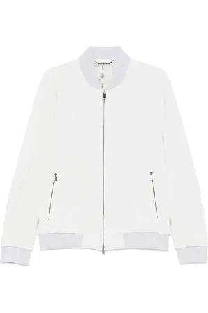BRIONI Perforated bomber jacket