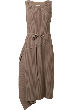 GOEN.J Asymmetric drape shift dress