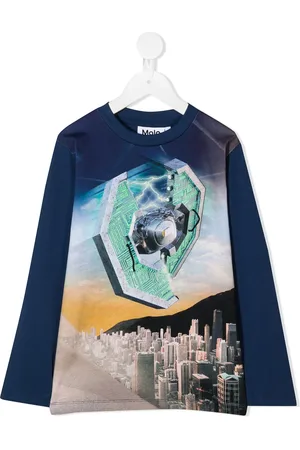 Molo Graphic print organic cotton top