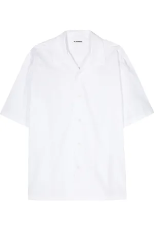 Jil Sander Poplin spread-collar shirt